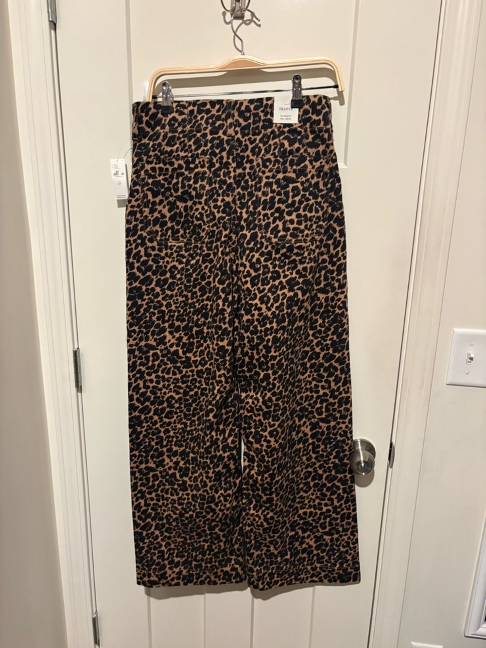 Anthropologie The Colette High-Rise Wide-Leg Jeans Neutral Full Length 29 NWT - Picture 4 of 6
